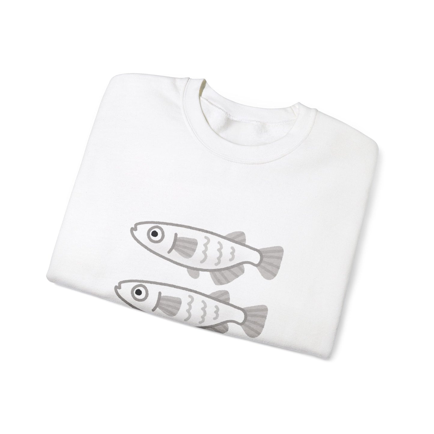 Three Fish Graphic Sweatshirt - Gildan 18000